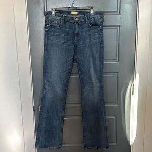 MOTHER Women's Boot Cut Jeans - Dark Blue